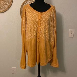 Mustard yellow shirt by We the Free